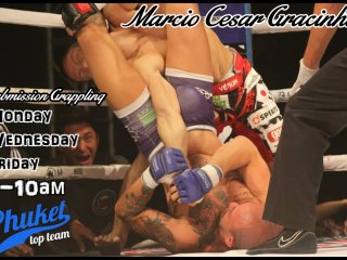 Prof. Marcio Cesar Gracinha teaching No-Gi at Phuket Top Team
