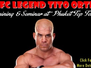 Tito Ortiz Training & Seminar at Phuket Top Team MMA Training Camp Thailand