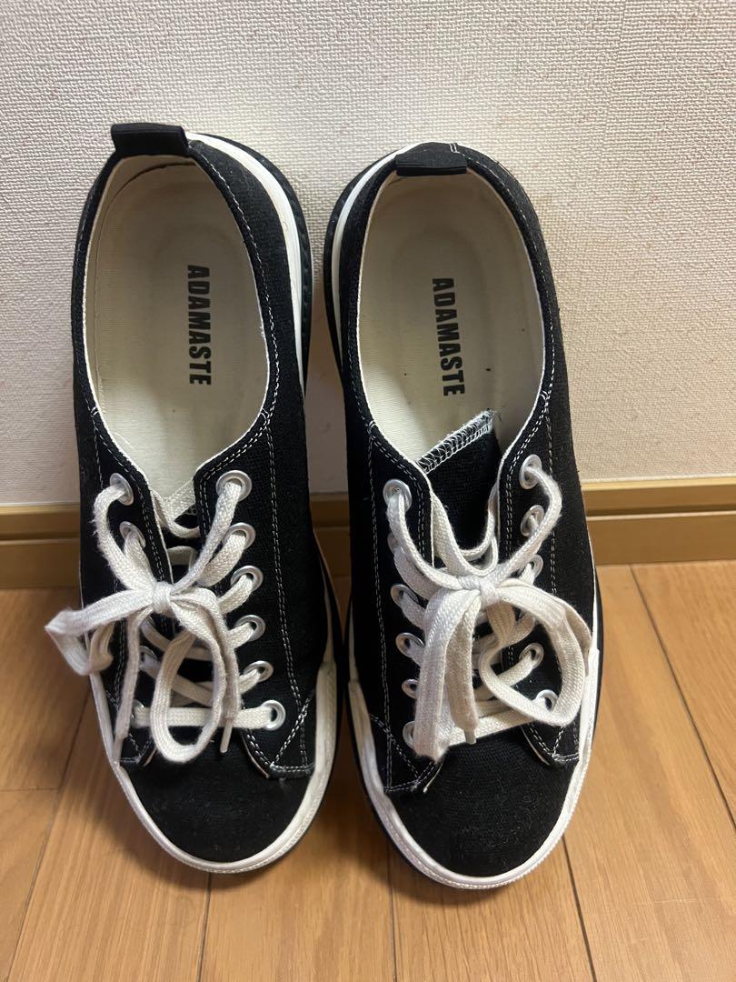 ADAMASTE レイヤードシャークソールスニーカー