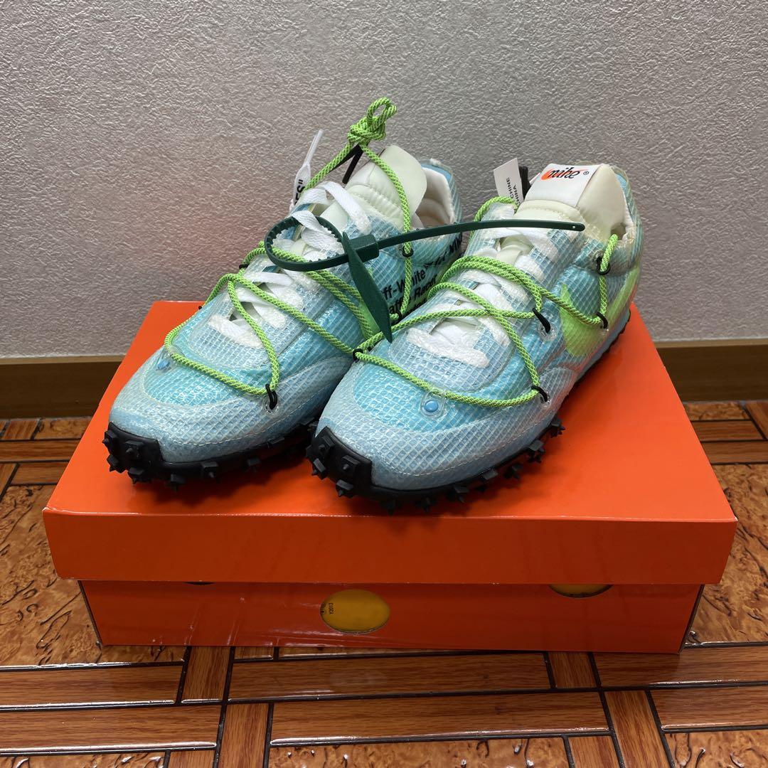 ナイキ　オフホワイト　ワッフルレーサー