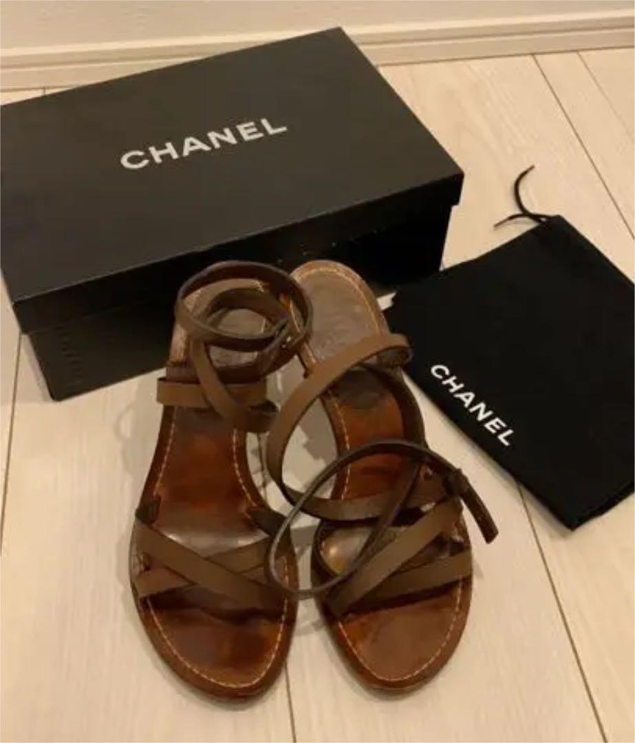 CHANEL サンダル　38