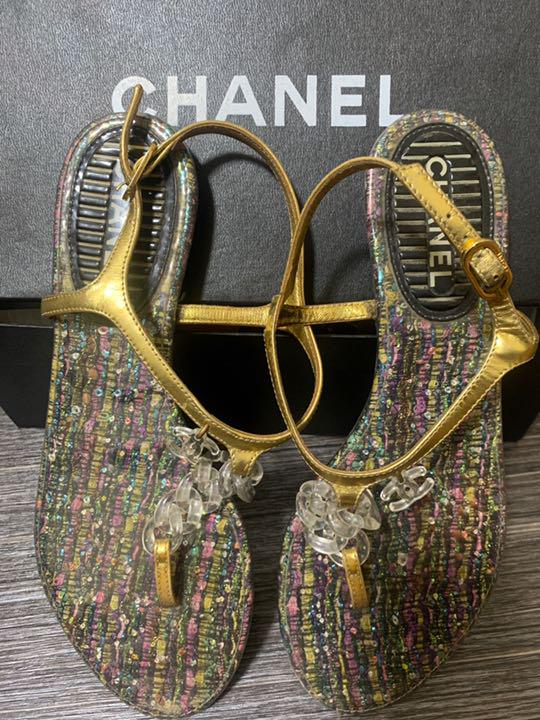 CHANEL サンダル　38