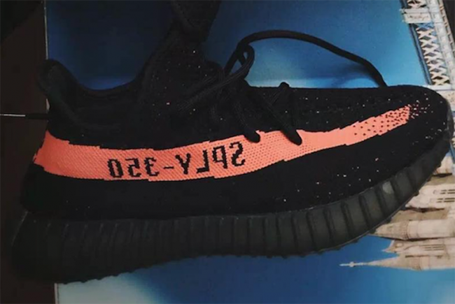 adidas Yeezy 350 Boost V2 Red Stripe